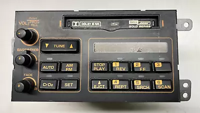 1992-93 C4 Corvette Delco Bose Gold Cassette Radio Untested Model 16160751 • $99.99