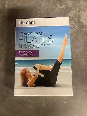 Element Long & Lean Pilates Two DVD Workout Set SEALED! SHIPS FREE & FAST! • $10.44