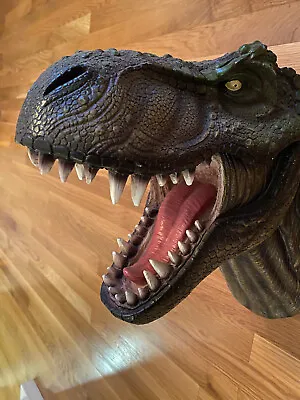 T-Rex Tyrannosaurus Rex Dinosaur Head Statue Bust Jurassic Park World Wall Decor • $129.99