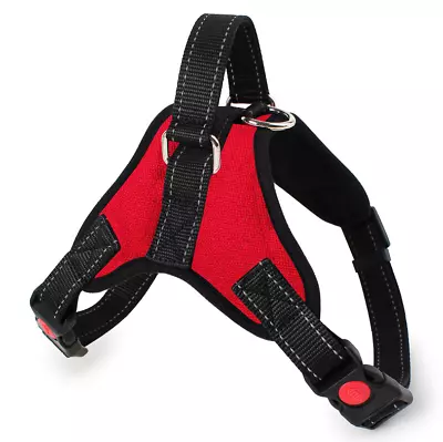 No Pull Dog Pet Harness Adjustable Control Vest Dogs Reflective XS S M Large XXL • $6.49