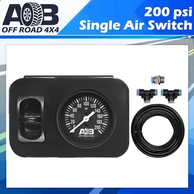 Pressure Gauge 110K 200psi Single Needle Air Suspension Air Bag Compressor Kit • $200