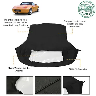 Convertible Soft Top W/Window For 1994-1999 BMW E36 318i 323i 325i 328i M3 Black • $91.50