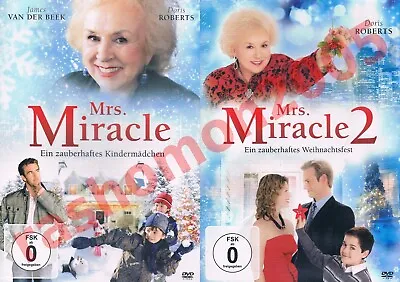 DVD MRS MIRACLE 1+2 CALL ME Doris Roberts Erin Karpluk Jewel Staite Region 2 NEW • £19.99