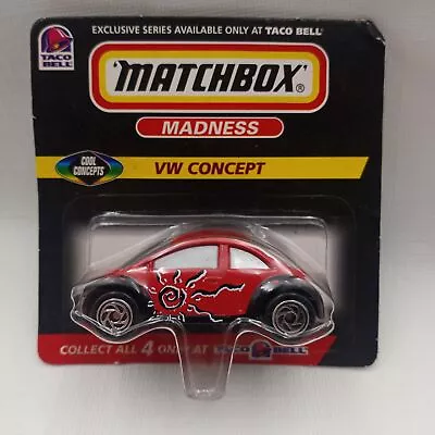 Matchbox Taco Bell Madness VW Volkswagen Concept 1 Red Die Cast • $6.99