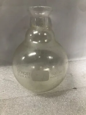 $34.99 • Buy Schott Duran Spherical Joint Receiving Lab Flask 500ml (minor Staining)