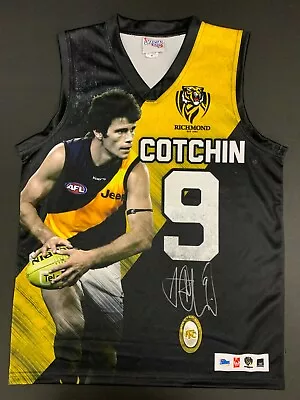 Trent Cotchin Richmond Tigers Hand Signed Afl Jumper Brownlow Medal Martin Rance • $349.95