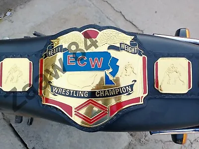 ECW Wrestling Championship Belt Replica Real Leather • $139