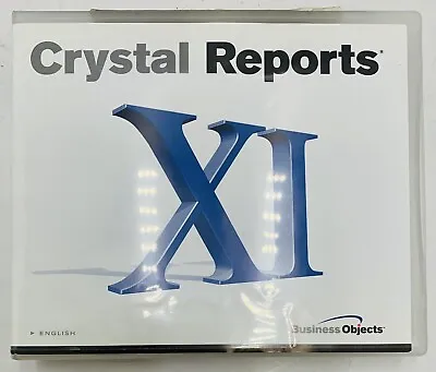 Crystal Reports Xi (11) Developer Software 2 Disc + 3 Disc Server Version • $124.99