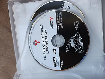 2008 12 Mitsubishi Galant Ralliart Navigation DVD Disc #2 & # 3 • $100