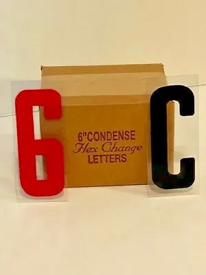 $64.02 • Buy NEW 6 Inch Plastic Changeable LETTER Set For Outdoor SIGN