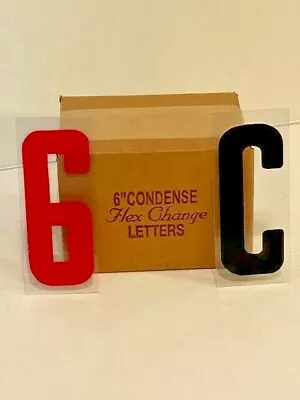 NEW 6 Inch Plastic Changeable LETTER Set For Outdoor SIGN • $64.02