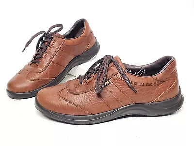 MEPHISTO Hike Runoff Air Jet Brown Leather Comfort Walking Shoes Men's US 11 • $119