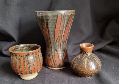 John Leach Muchelney Pottery 3 X Vases • £75