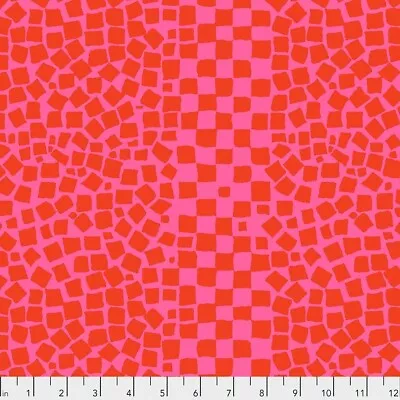 Fat Quarter Kaffe Fassett  Chips  Cotton Red Hot Pink Quilts Cotton Fabric New • $5