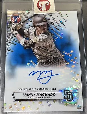 2023 Topps Pristine Manny Machado Blue Refractor Auto Autograph /75 Padres • $29