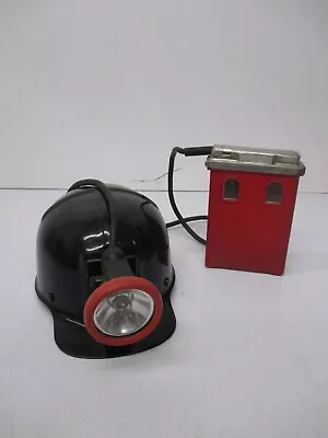 Vtg Koehler 6D-30 Electric Cap Lamp Wheat Comfo-Cap Mining Light Helmet As Is • $59.95