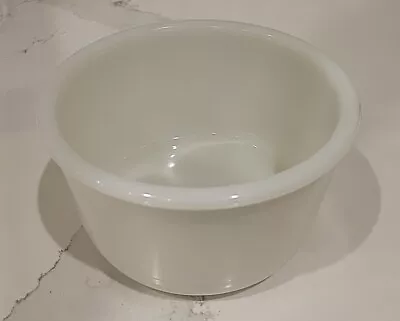 Vintage White Milk Glass Mixing Bowl Pebble Bottom Beautiful! 6.5 Wide X 4 Tall • $19.99