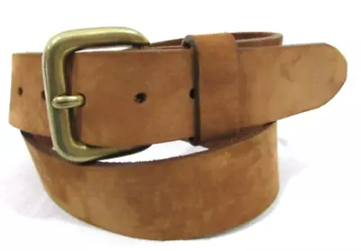 G H Bass And Co Men's 29 -32  Brown Suede Belt • $12