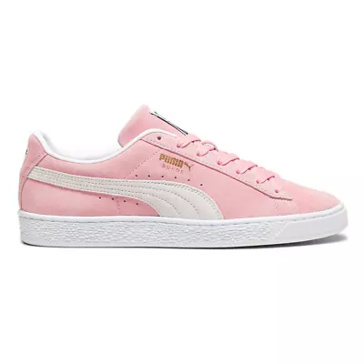 Puma Suede Classic Xxi Lace Up  Mens Pink Sneakers Casual Shoes 37491583 • $54.99