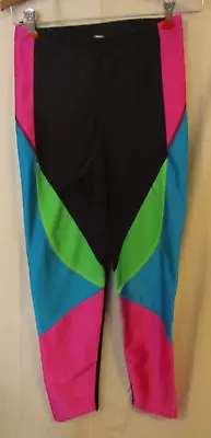 The Body Co Med Vintage Leggings Shinny 80s 90s Wild Colors • $79