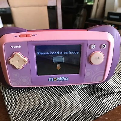 VTech MobiGo 2 Touch Learning Handheld System Pink No Games Tested Working • $24.99