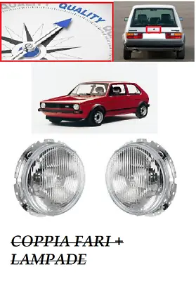 $76.38 • Buy For VW Golf 1974/1982 MK1 Light Projector Right+Left