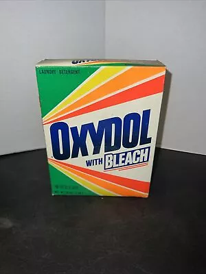 Vintage Retro 1980s NOS Full Laundry Detergent Box Oxydol With Bleach • $19.99