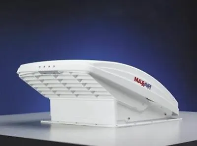 Maxxair White Maxxfan Deluxe 10-Speed Ventilator #00-05100K For 14 X14  RV Roof • $299.95