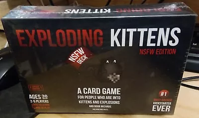 Exploding Kittens Card Game NSFW Deck 2-5 Players Complete With 56 Cards • $30