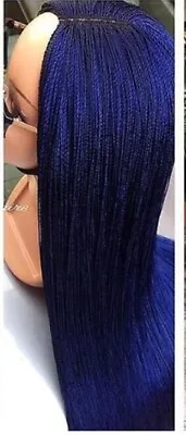 £100 • Buy ⭐️Sale⭐️Blue Braided Wig Now £100 Available To Order .