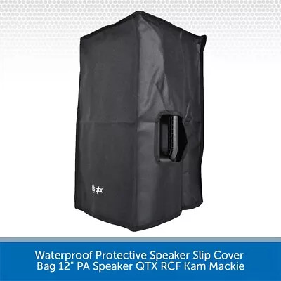 Waterproof Protective Speaker Slip Cover Bag 12  PA Speaker QTX RCF Kam Mackie • £10.95