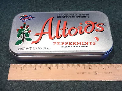 Vintage Altoids Tin Large 7 1/2  Metal Peppermints • $18.99