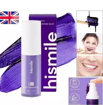 Hi Smile V 34 Colour Corrector Tooth Stain Removal Purple Teeth Whitening • £6.19