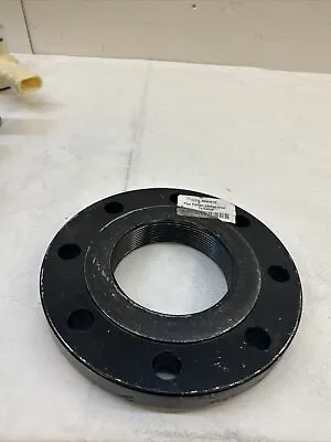 GRAINGER APPROVED Pipe Flange: Carbon Steel Threaded Flange 4 In Pipe Size • $49.99