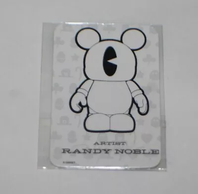 Disney Vinylmation 3  Toy Figure Collector Card Only ~ Randy Noble ~ Holiday #2 • $4.77