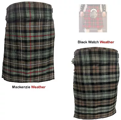 5 Yards Mens Scottish Tartan Kilts Traditional Highland Casual Dress 13oz Skirts • £16.99