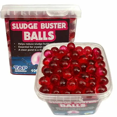 £8.95 • Buy Pond Sludge Buster Balls Mud Dirt Muck Murky Water Treatment Remover 280-1000ml