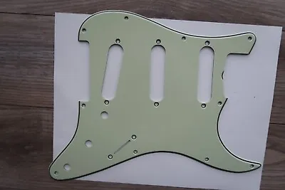 59 Fender Stratocaster Pickguard Mint Green 10 Hole   USA AVRI Strat Early 59 • $59