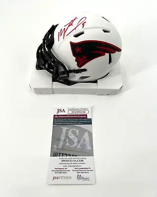 $31 • Buy Matthew Judon New England Patriots Signed Luner Eclipse Mini Helmet Jsa Coa