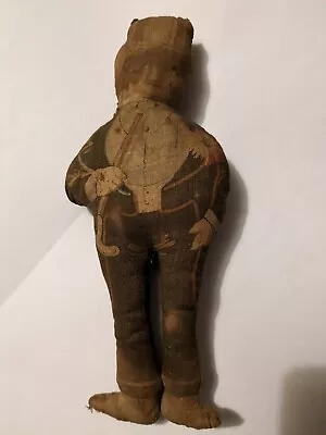 Arnold Print Works 7 1/2  Original Antique BROWNIE DUDE Cloth Doll Palmer Co  • $92.99