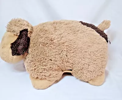 My Pillow Pets 2009 Tan And Brown Plush Puppy Dog 18  X 14  • $17.50