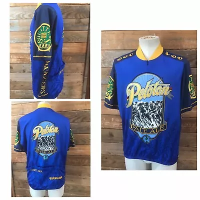 $24.99 • Buy Peloton Pearl Izumi Squatters Beer Pale Ale Cycling Bike Shirt XL Made In Italy