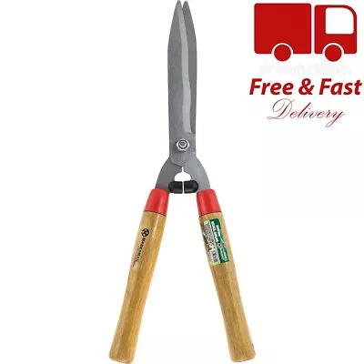 500mm Hedge Shears Gardening Grass Wooden Handles Edging Lawn Cutter Trimmer UK • £8.99