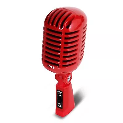 Pyle Classic Retro Dynamic Vocal Microphone - Old Vintage Style Unidirectional • $73.99