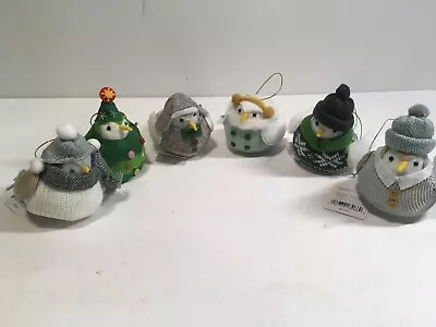 Target Wondershop Mini Fabric Birds Christmas Tree Ornaments New • $9.75