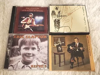 ERIC CLAPTON 4 CD Lot ROCK Timepieces Vol. 2 REPTILE 24 Nights ME AND MR JOHNSON • $7.99