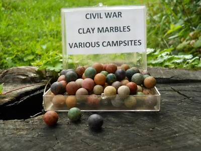 Old Rare Vintage Antique Civil War Relic Marble Dug In Various Camps • $15