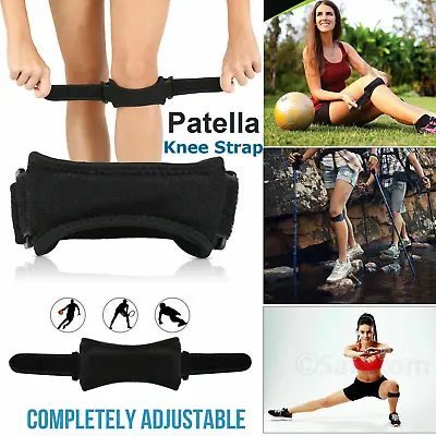 Adjustable Knee Support Brace Open Patella Running Strap Injury Pain Relief UK • £3.95