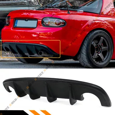 $74.99 • Buy For 2009-2015 Mazda Miata MX-5 MX5 GT NC2 NC3 JDM Shark Fin Rear Bumper Diffuser