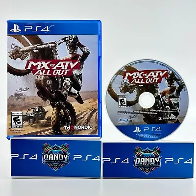 MX Vs. ATV All Out (PS4 Sony PlayStation 4 2018) • $16.19